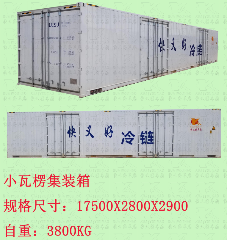 小瓦楞冷链轻量化集装箱